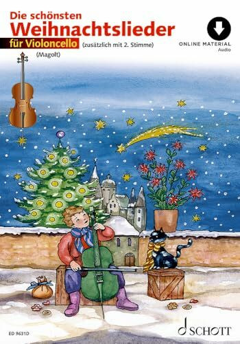 Die schönsten Weihnachtslieder: sehr leicht bearbeitet. 1-2 Violoncelli. (Umrüster-Konsolidierung)