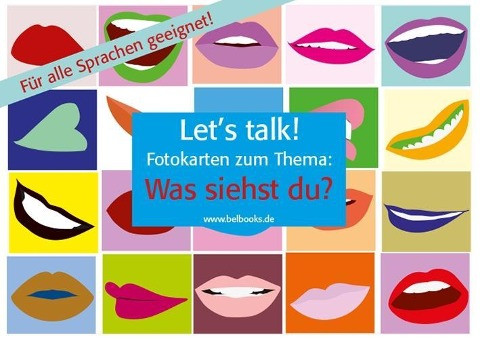 Let's Talk! Fotokarten "Was siehst du?"