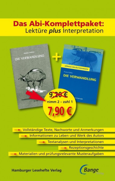 Die Verwandlung - Abi NRW - Das Abi-Komplettpaket: Lektüre plus Interpretation.