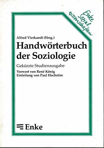 Handwörterbuch der Soziologie