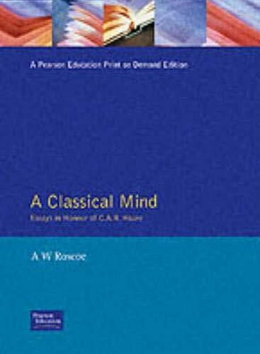 A Classical Mind Essays in Honour of C.A.R. Hoare (Prentice Hall International Series in Compu...