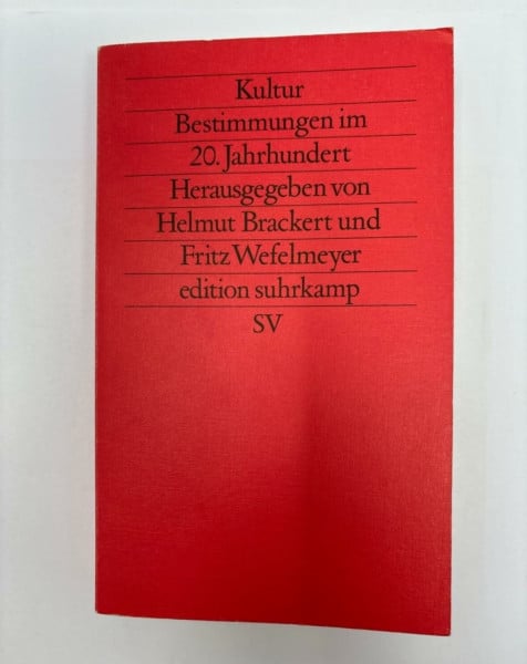 Kultur. Bestimmungen im 20. Jahrhundert.