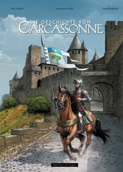 L'histoire de Carcassonne allemand - BD
