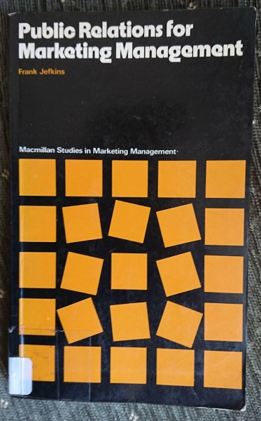 Public Relations for Marketing Management