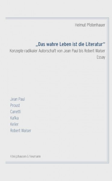 "Das wahre Leben ist die Literatur"