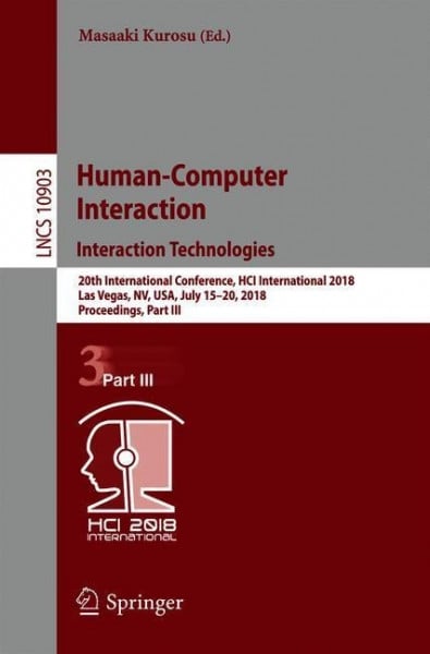 Human-Computer Interaction. Interaction Technologies