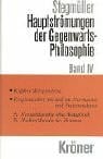 Hauptströmungen der Gegenwartsphilosophie, Bd.4 (Hauptströmungen der Gegenwartsphilosophie. Eine kritische Einführung)