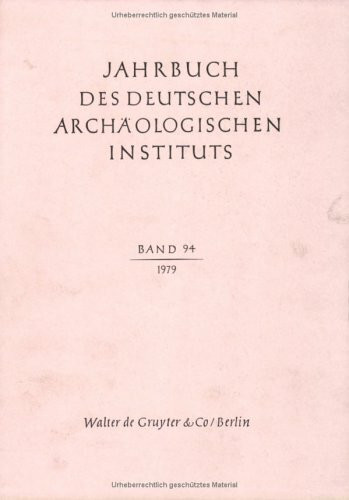 1979 (Jahrbuch des Deutschen Archäologischen Instituts)