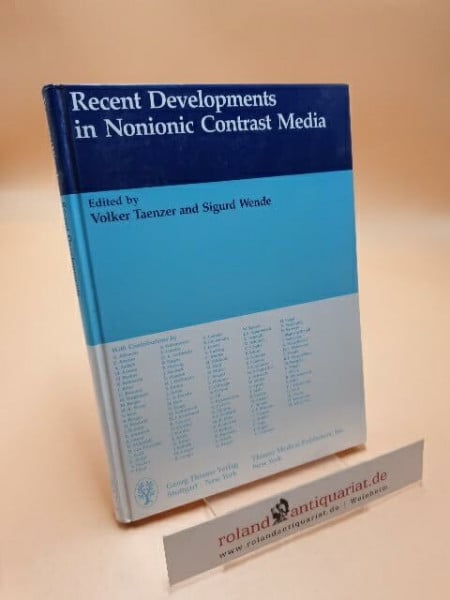 Recent Developments in Nonionic Contras Media