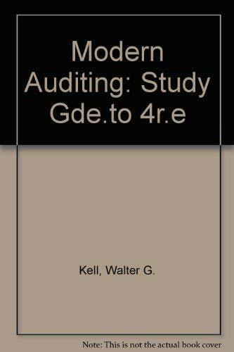 Study Gde.to 4r.e (Modern Auditing)