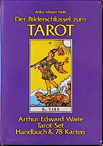 Tarotkarten, Arthur Edward Waite Tarot-Set, m. Handbuch 'Der Bilderschlüssel zum Tarot'