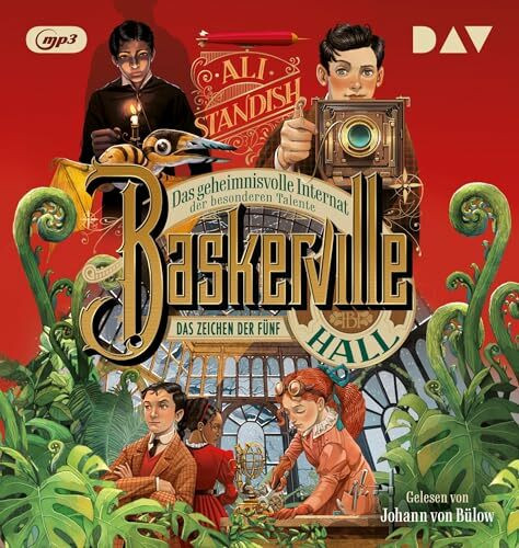 Baskerville Hall – Das geheimnisvolle Internat der besonderen Talente. Teil 2: Das Zeichen der Fünf: Ungekürzte Lesung mit Johann von Bülow (1 mp3-CD)