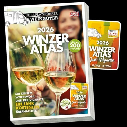 WINZERATLAS 2026: Stellplatzführer Weingüter