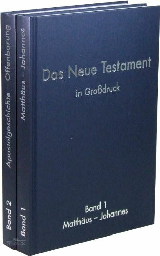 Das Neue Testament in Großdruck (2 Bände im Set): Elberfelder Übersetzung (Edition CSV-Hückeswagen)