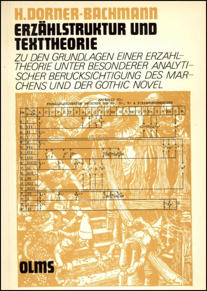 Erzählstruktur und Texttheorie, Zu den Grundlagen einer Erzähltheorie unter besonderer analytischer Berücksichtigung des Märchens und der "Gothic Novel".