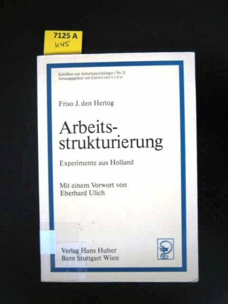 Arbeitsstrukturierung