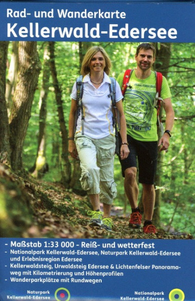 Naturpark Kellerwald-Edersee 1:33 000