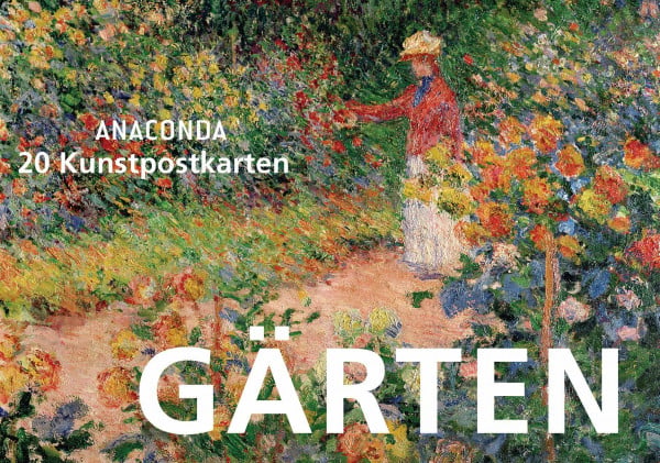 Postkartenbuch Gärten: 20 Kunstpostkarten
