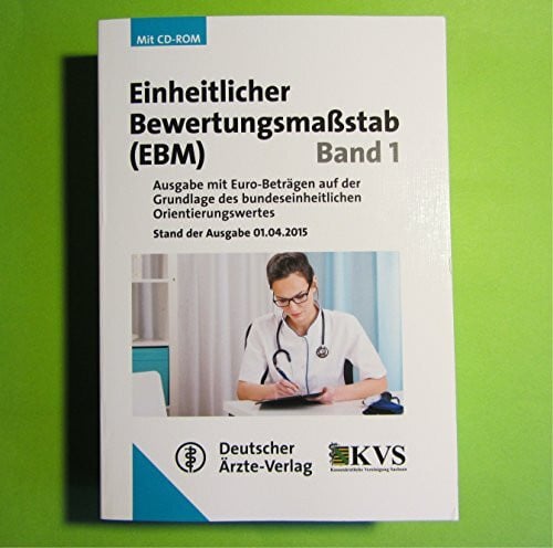 Deutscher Ärzteverlag Einheitlicher Bewertungsmaßstab (Ebm) Stand 01.04.2015, Ausgabe Mit Euro-Beträgen Auf Der Grun...