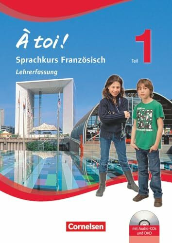 À toi !|NULL|Sprachkurs Französisch|Teil 1|NULL|NULL|Arbeitsheft - Lehrkräftefassung mit Audio-CDs und Video-DVD|NULL