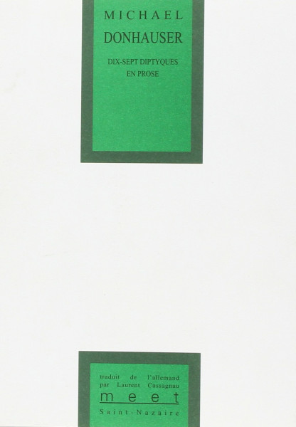 DIX SEPT DIPTYQUES EN PROSE (0000): Edition bilingue français-allemand
