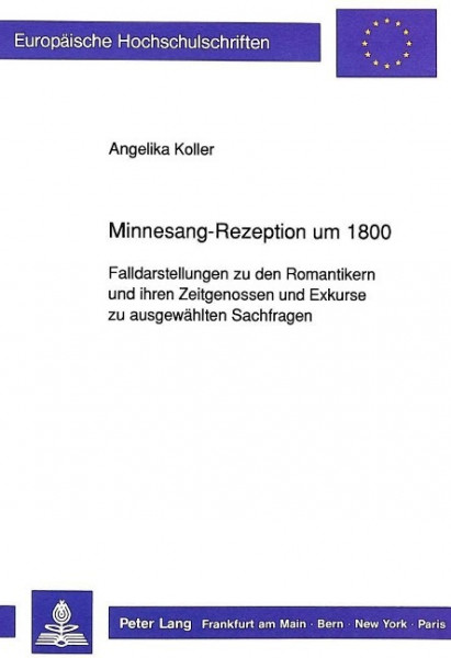 Minnesang-Rezeption um 1800