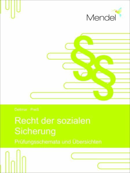 Recht der sozialen Sicherung: Prüfungsschemata und Übersichten