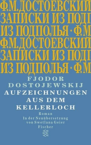 Aufzeichnungen aus dem Kellerloch: Roman (Literatur, Band 16174)