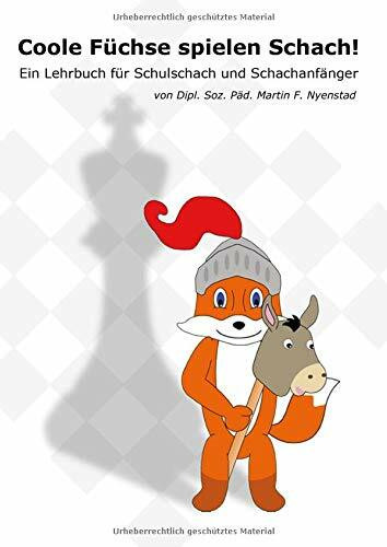 Coole Füchse spielen Schach