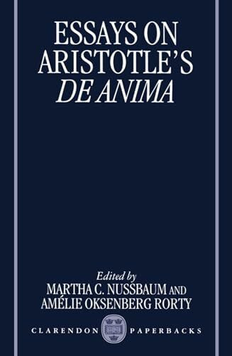 Essays on Aristotle's De Anima (Clarendon Aristotle)