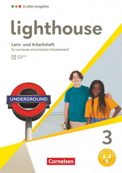 Lighthouse - Zu allen Ausgaben - Band 3: 7. Schuljahr: Lern- und Arbeitsheft - Mit digitalen Medien
