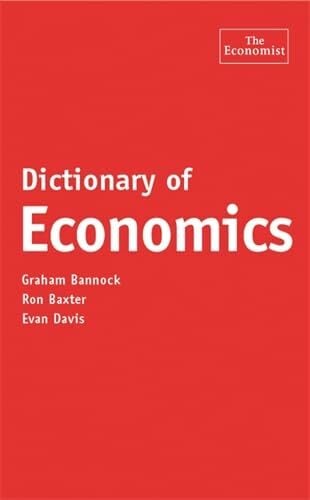 Dictionary Of Economics Dictionary Of Economics