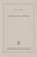 Die Erklärbarkeit von Erfahrung