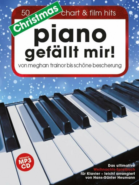 Piano gefällt mir! Weihnachten Hans-Günter Heumann | 50 Christmas Hits Leicht-Mittel MP3 CD | Klavier Noten mit Text Akkorde Fingersätze | Last ... für Klavier in Spiralbindung mit MP3-CD
