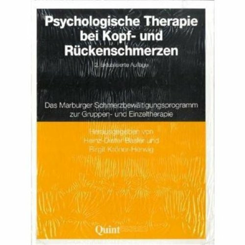 Psychologische Therapie bei Kopf- und Rückenschmerzen