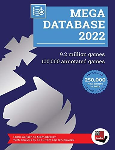 Mega Database 2022: 9,2 Mio. Schachpartien, über 100.000 kommentiert!