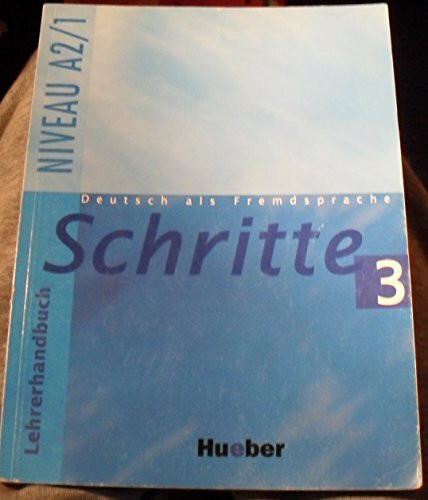 Schritte 3: Deutsch als Fremdsprache / Lehrerhandbuch: Lehrerhandbuch 3