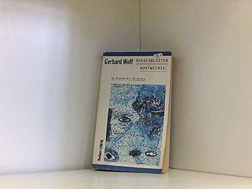 Sprachblätter Wortwechsel Sprachblätter Wortwechsel