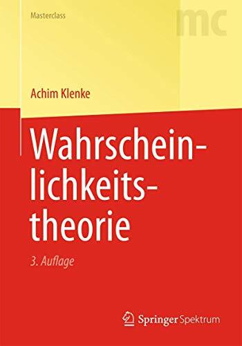 Wahrscheinlichkeitstheorie (Masterclass)