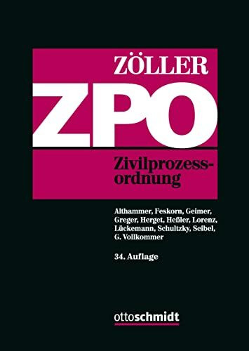 Zivilprozessordnung: Kommentar