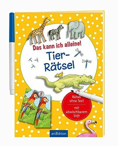 Das kann ich alleine! Tier-Rätsel: Mit abwischbarem Stift