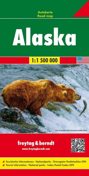 Alaska, Autokarte 1:1 500 000