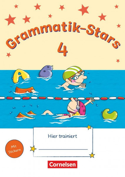 Grammatik-Stars - 4. Schuljahr: Übungsheft - Mit Lösungen