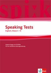 Speaking Tests Englisch, Klasse 5 - 10, Kopiervorlagen mit CD-ROM für die mündliche Leistungsmessung