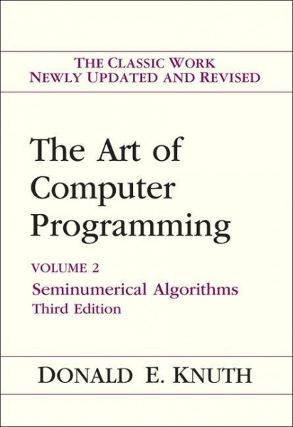 The Art of Computer Programming: Seminumerical Algorithms, Volume 2