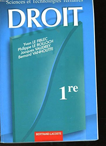 DROIT 1RE STT