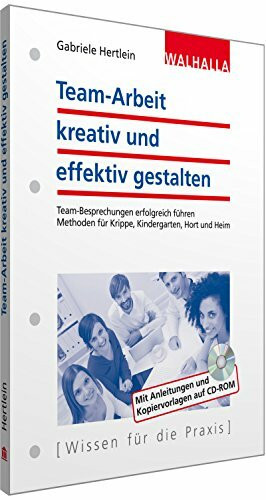 Team-Arbeit kreativ und effektiv gestalten: Team-Besprechungen erfolgreich führen; Methoden für Krippe, Kindergarten, Hort und Heim; Mit Anleitungen und Kopiervorlagen auf CD-ROM