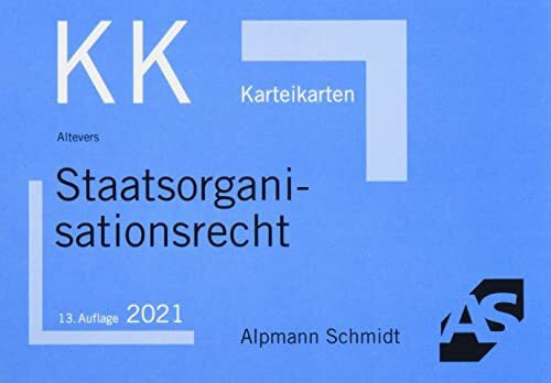 Karteikarten Staatsorganisationsrecht