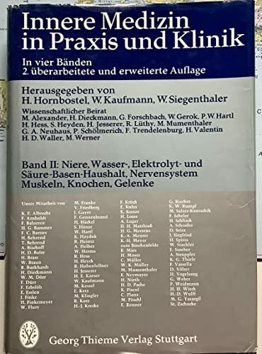 Innere Medizin in Praxis und Klinik. In vier Bänden. 2. überarbeitete und erweitere Auflage.