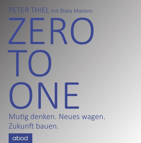 Zero to one